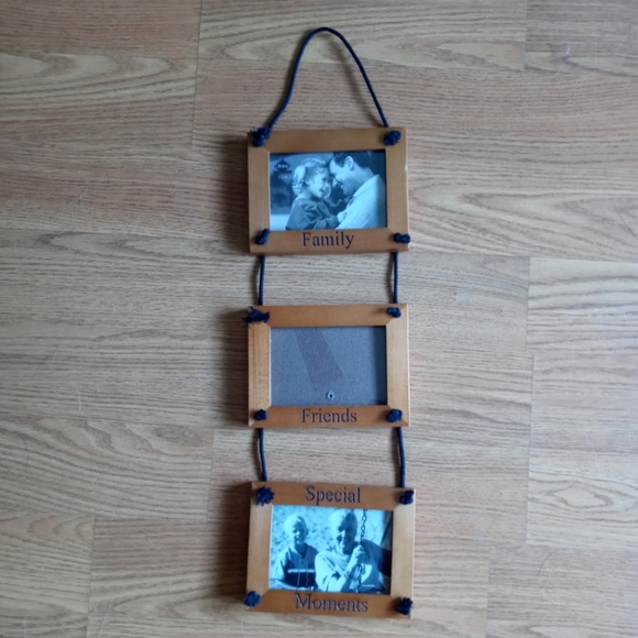 Fetco triple wood hanging picture frames - Picture 3 of 3